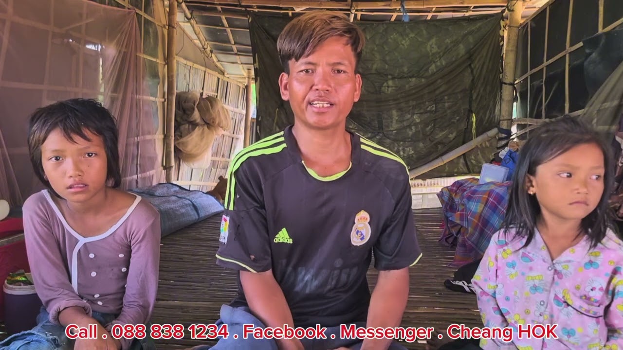 អនិច្ចាឪពុកពិការភ្នែកមើលមិនឃើញប្រពន្ធរត់ចោលទុកអោយឪពុកពិការមើលកូនទាំងពីរទាំងខ្លួនពិការភ្នែក ហ៊ឺ