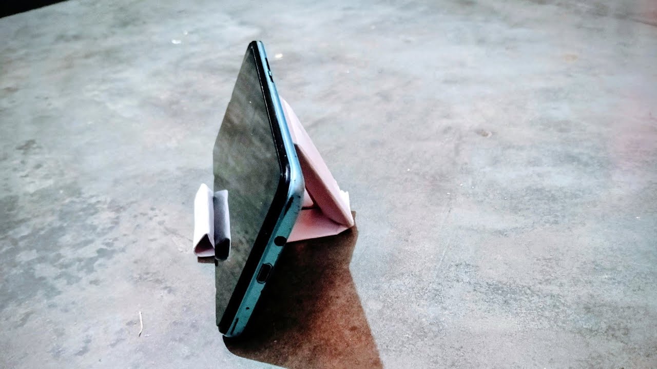 Easy mobile stand with paper | Mobile stand with paper || 