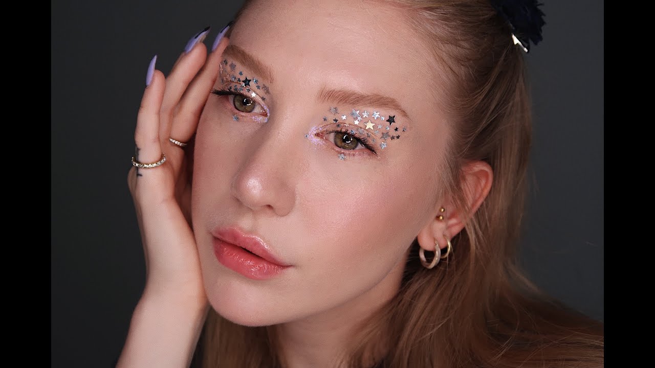 TIRNAK SÜSLERİYLE GÖZ MAKYAJI  YAPTIM✨ | PERİ KIZI OLDUM ⭐️🧚🏼‍♀️