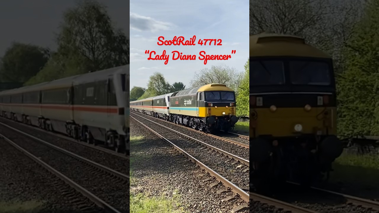 ScotRail 47712 &ldquo;Lady Diana Spencer&rdquo; & DVT 82139 #arthurgrowler #47712 #ladydianaspencer #scotrail