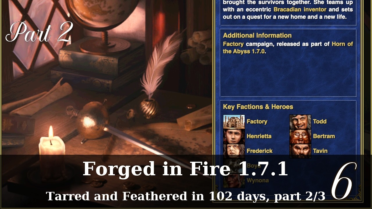 Heroes 3 Playthrough, Forged in Fire, Tarred and Feathered (map 6, part 2/3)