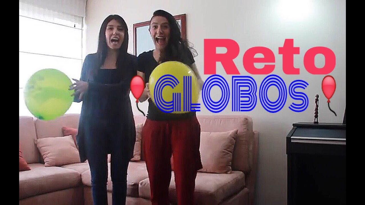 RETO romper GLOBOS con las NALGAS 🎈 - Las Mapachas