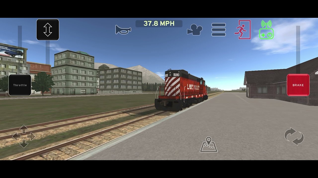 The long train boxcar in train and rail yard simulator 