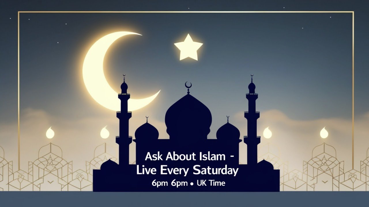 As a Muslim in a live Q&A.