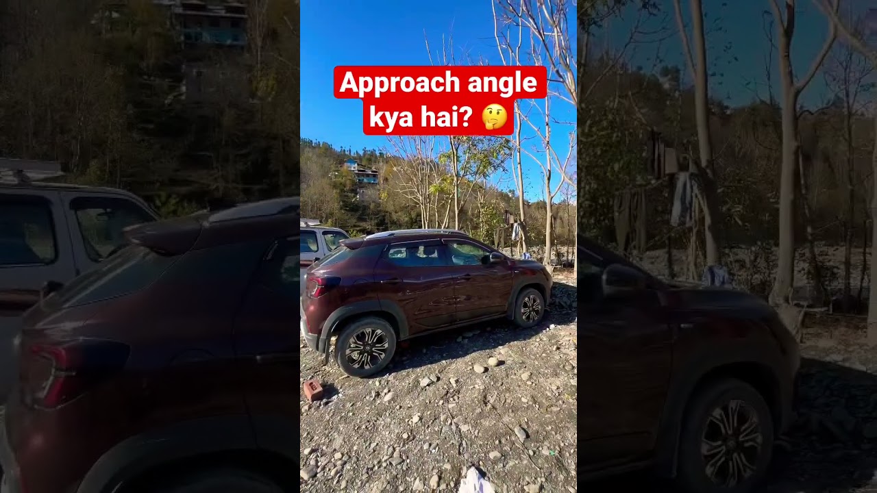What is approach angle? 🤔 | Ground Clearance ही जितना काफी नहीं | #Auto #Shorts #Cars #YTShorts