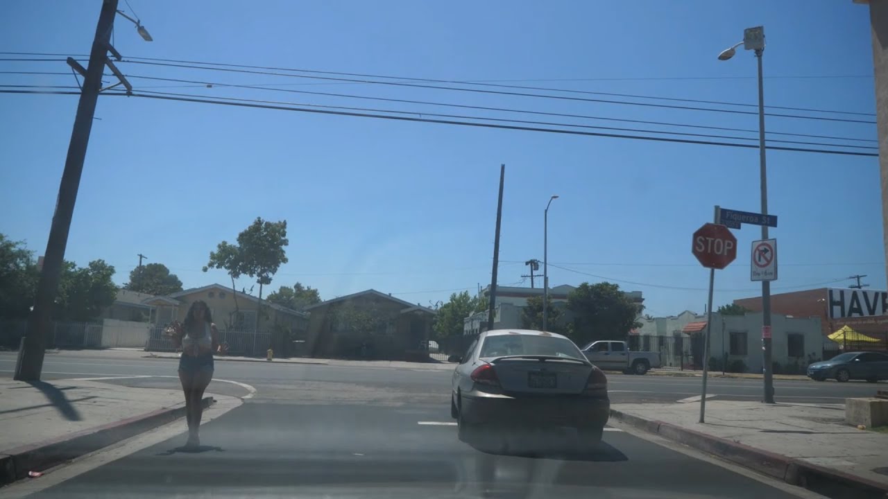 Driving Around South Central Los Angeles Hoods