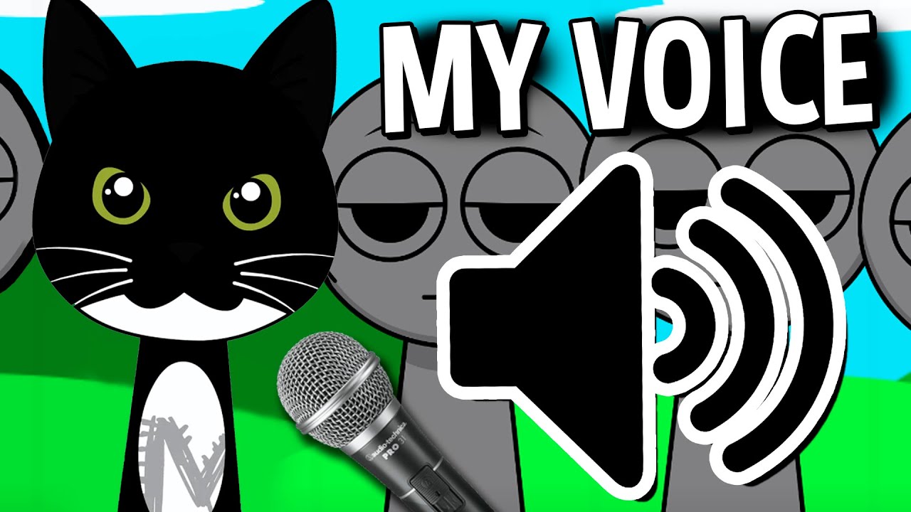 SPRUNKI MAXWELL CAT BUT WITH MY VOICE 😂