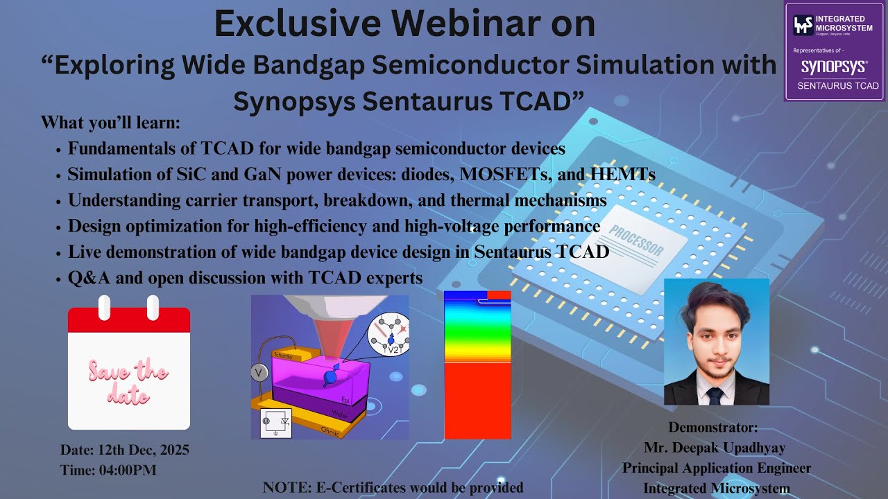 Изучение моделирования широкозонных полупроводников с помощью Synopsys Sentaurus TCAD