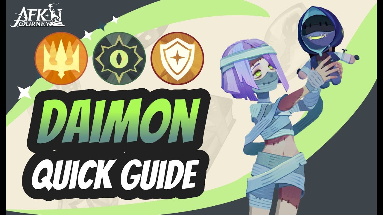 Daimon es un héroe que debes conseguir. Guía rápida. AFK Journey
