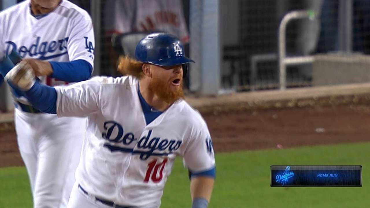 SF@LAD: Turner's two homers power Dodgers to a win