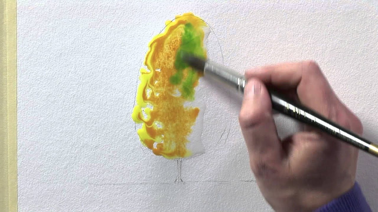 Painting a Loose Watercolour Tree with Artist Andrew Geeson