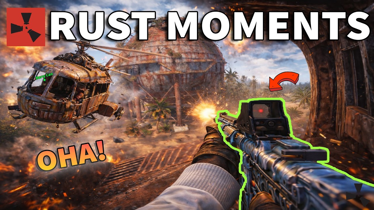 RUST'TA HER ŞEY MÜMKÜN! | En iyi anlar ve komik olaylar #9 #rust #rustmoments