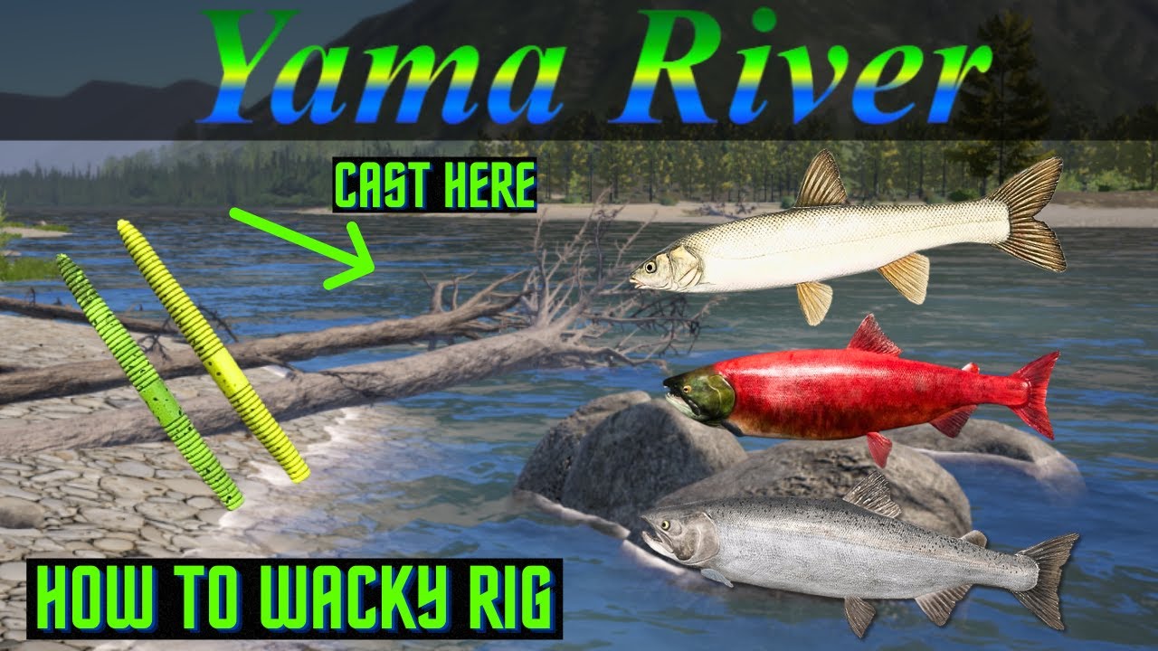 Русская рыбалка 4. Как использовать удилище Wacky Rig (река Яма)