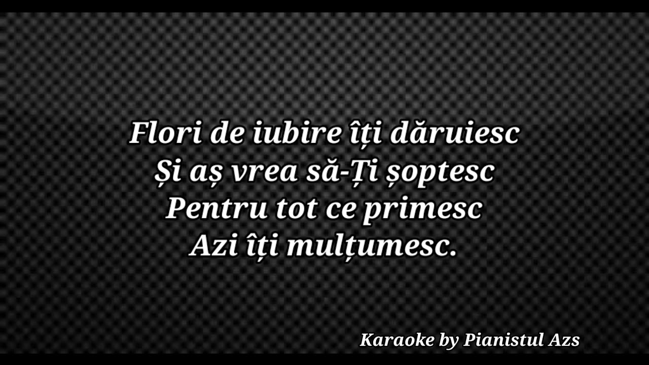 Chip frumos - Karaoke by Pianistul Azs