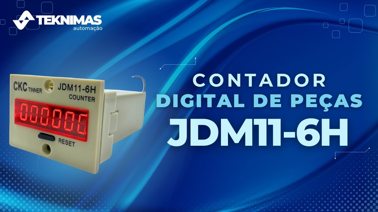 Como ligar um Contador Digital de peças JDM11-6H