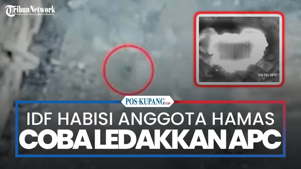 IDF Habisi Anggota Hamas yang Mencoba Menanam Bom di Kendaraan Lapis Baja di Kota Gaza