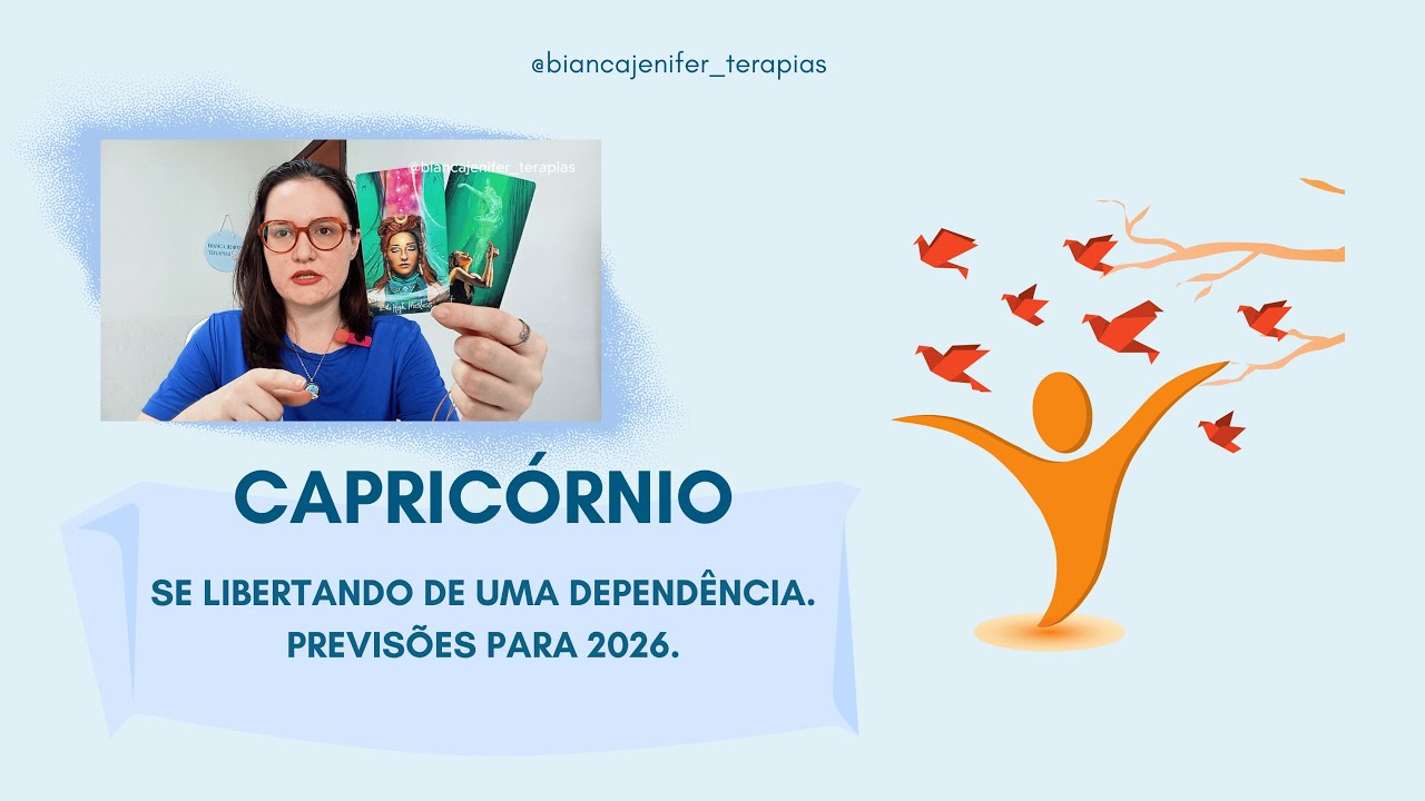 CAPRICÓRNIO - SE LIBERTANDO DE UMA DEPENDÊNCIA. PREVISÕES PARA 2026.