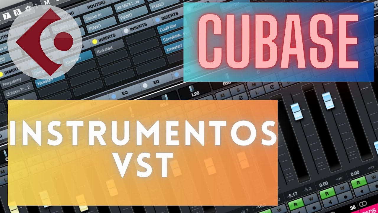 Como usar los  INSTRUMENTOS VST y donde encontrarlos dentro de CUBASE