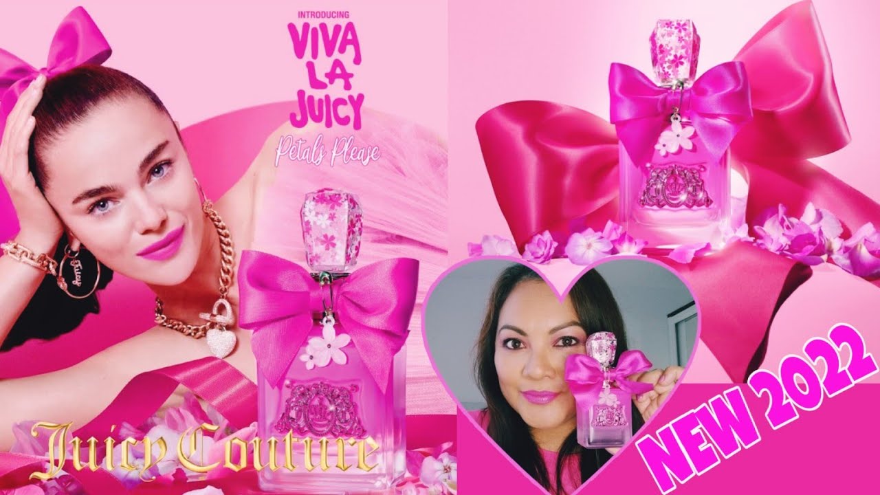 🎀Perfume Viva la Juicy PETALS PLEASE *NUEVO 2022* Reseña/Solo para espíritus jóvenes🌸💅🎀