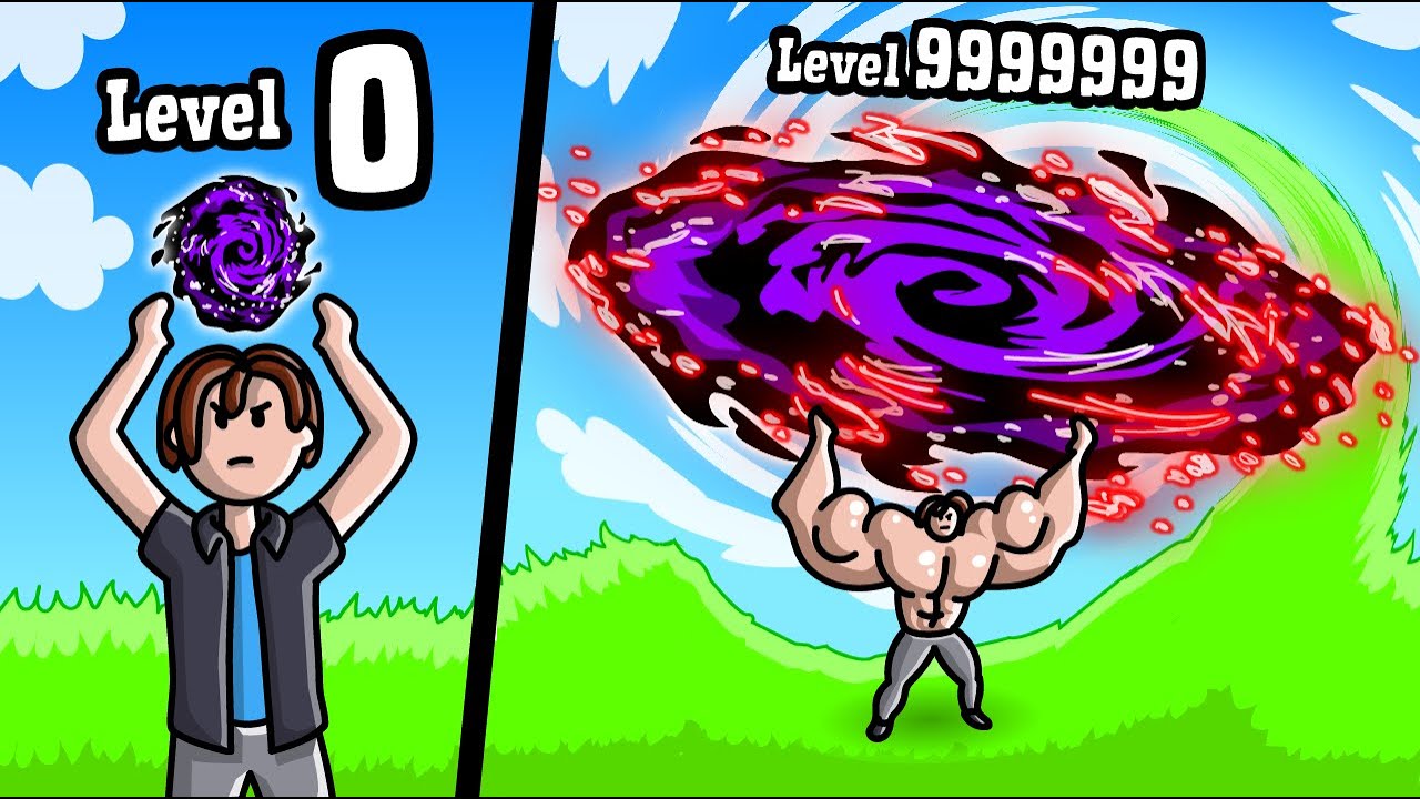 GETTING MAX LEVEL BLACK HOLE in Black Hole Simulator! // Roblox