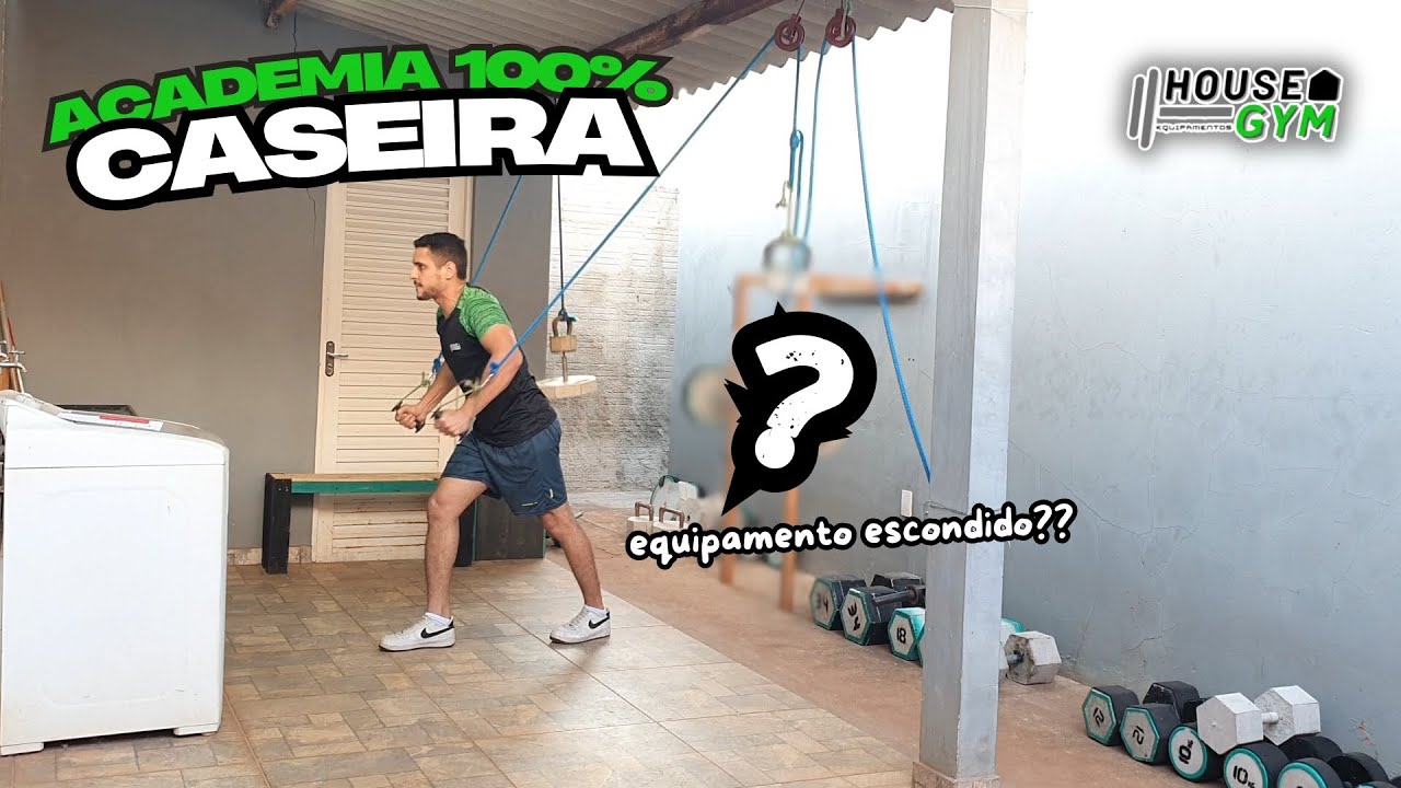 COMO MONTEI UMA ACADEMIA CASEIRA GASTANDO POUCO