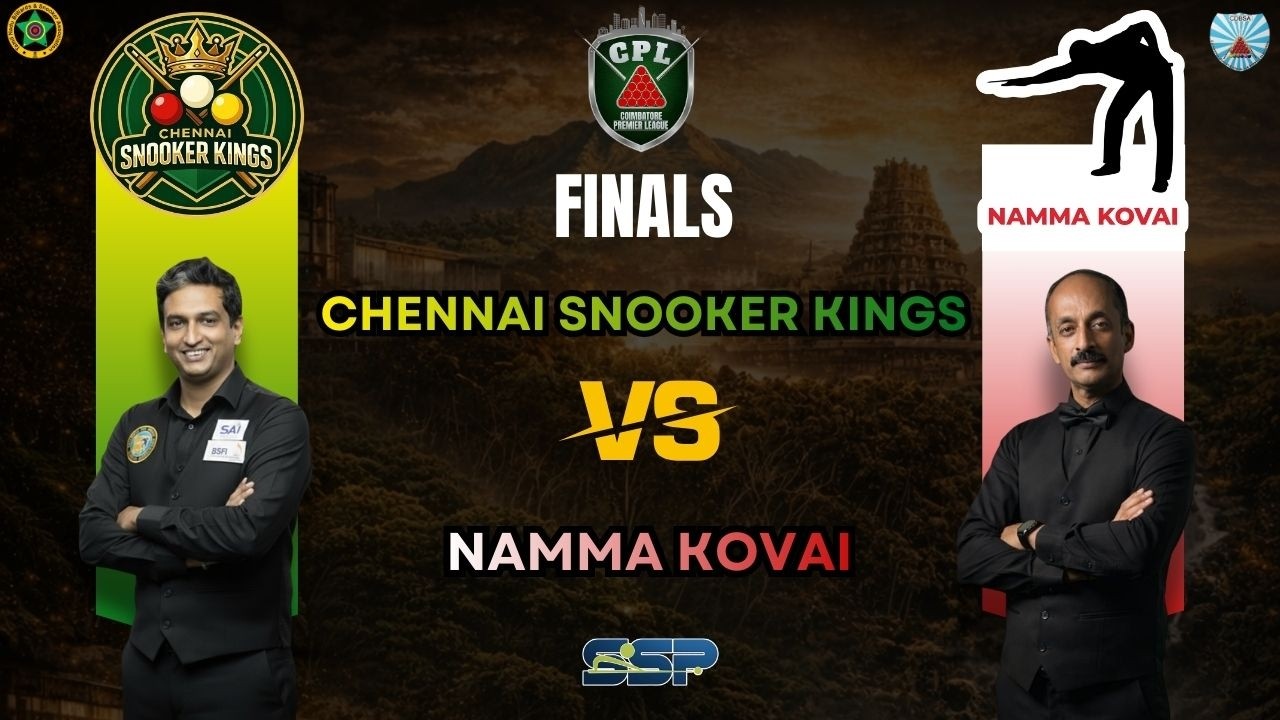 Chennai Snooker Kings Vs Namma Kovai   - Finals  T-1