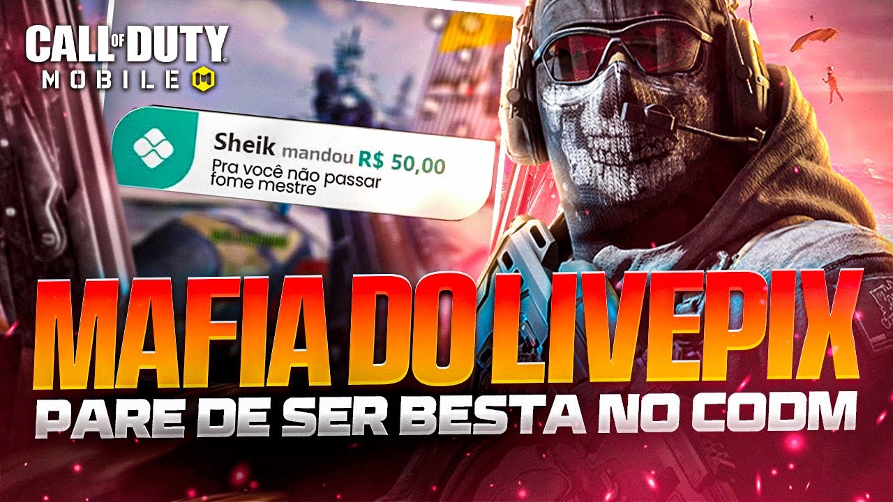 A MAFIA DO LIVEPIX FOI EXPOSTA NO COD MOBILE🔥🔥🔥 CALL OF DUTY MOBILE