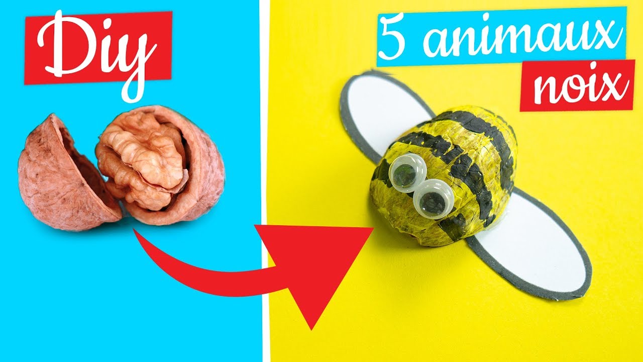 5 activités manuelles d'automne avec des noix