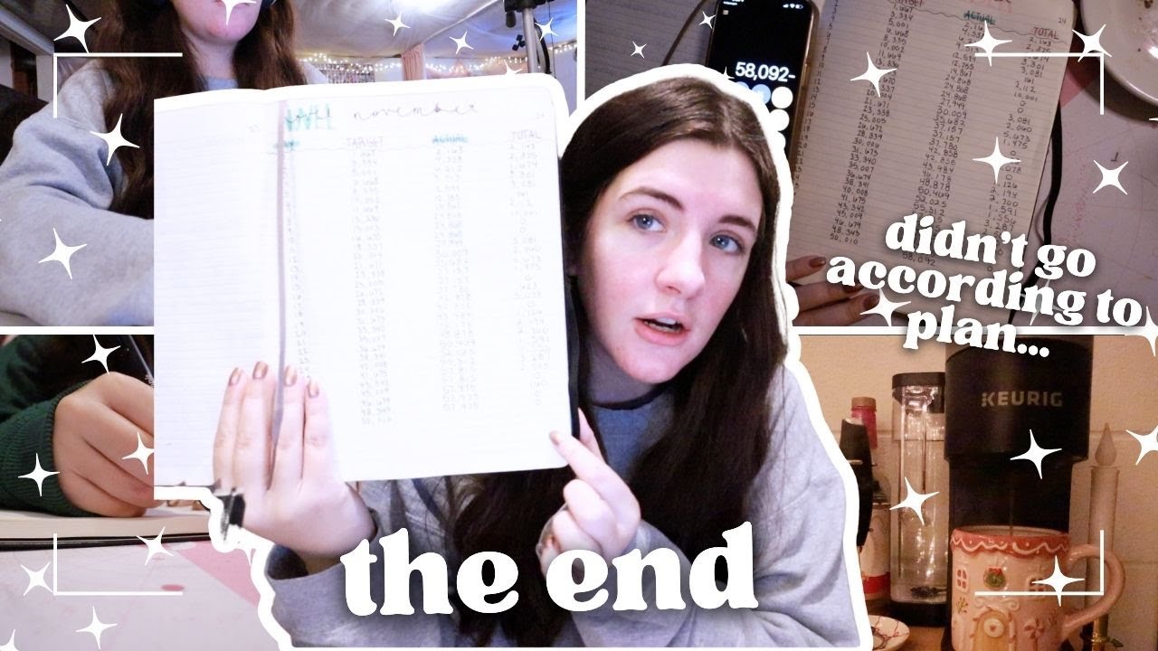 the final day of the challenge went so wrong... | Novel November Writing Vlog