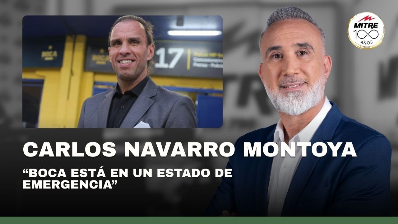 La nota a Carlos Navarro Montoya, exfutbolista, sobre la actualidad de Boca, en Supermitre Deportivo