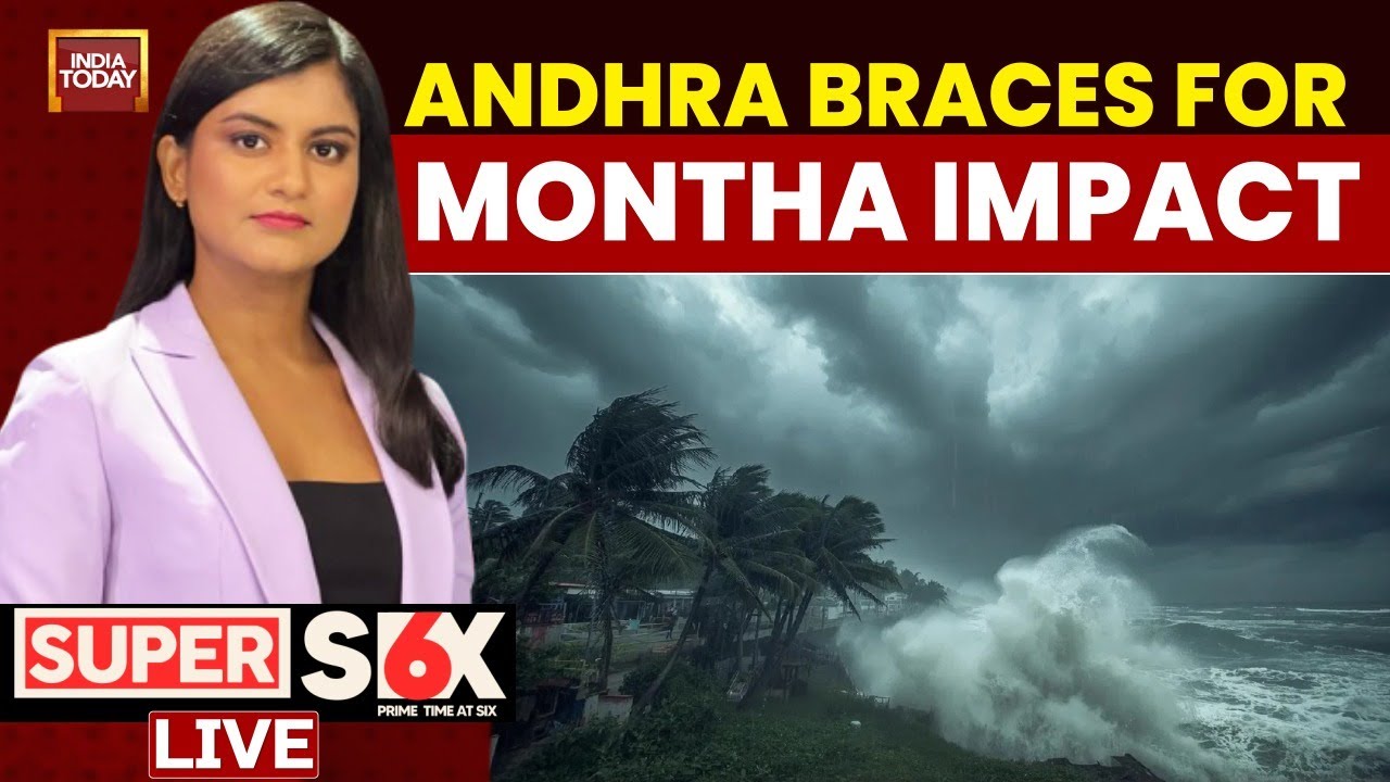 Cyclone Montha LIVE Tracker | Andhra, Tamil Nadu, Odisha Brace For Montha | Cylone Montha News