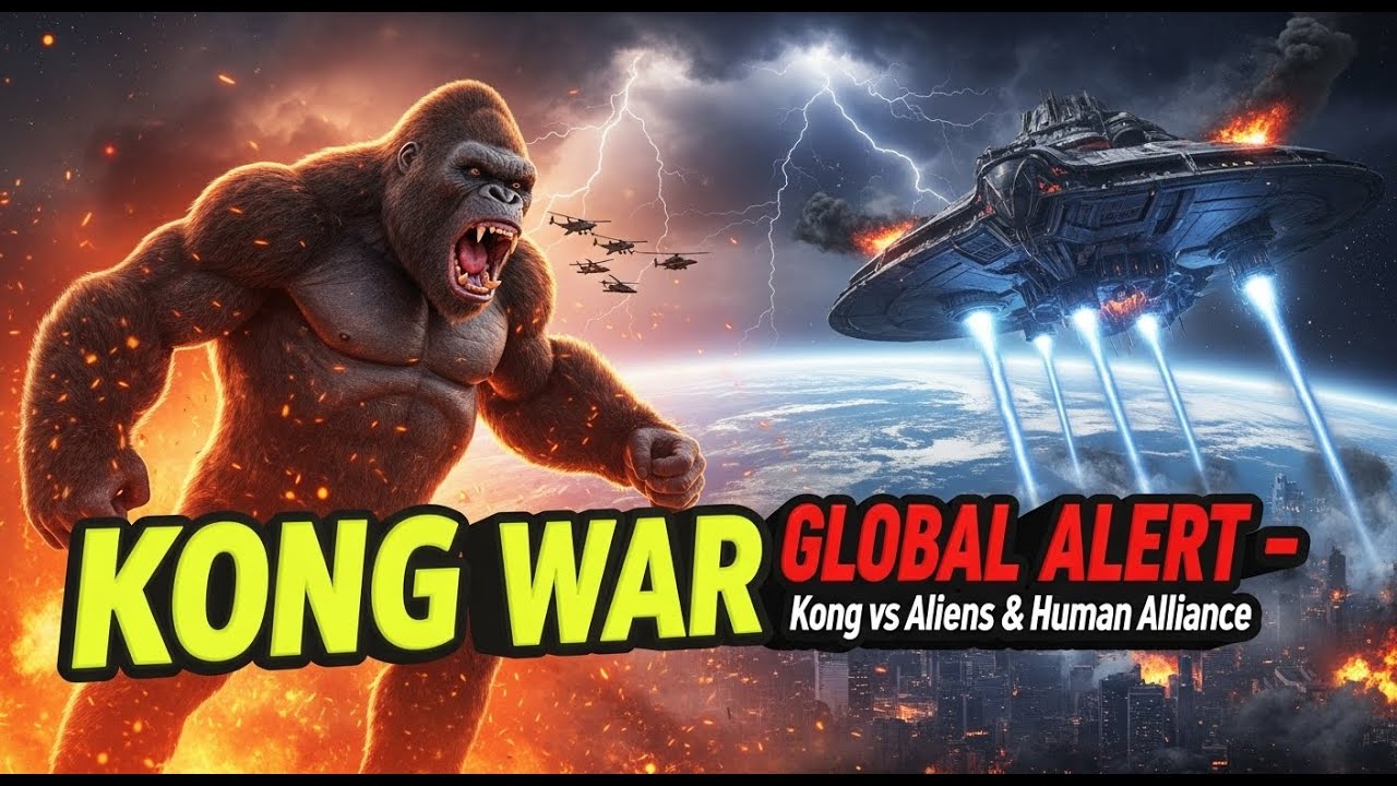 KONG WAR: GLOBAL ALERT - Kong vs Aliens & Human Alliance