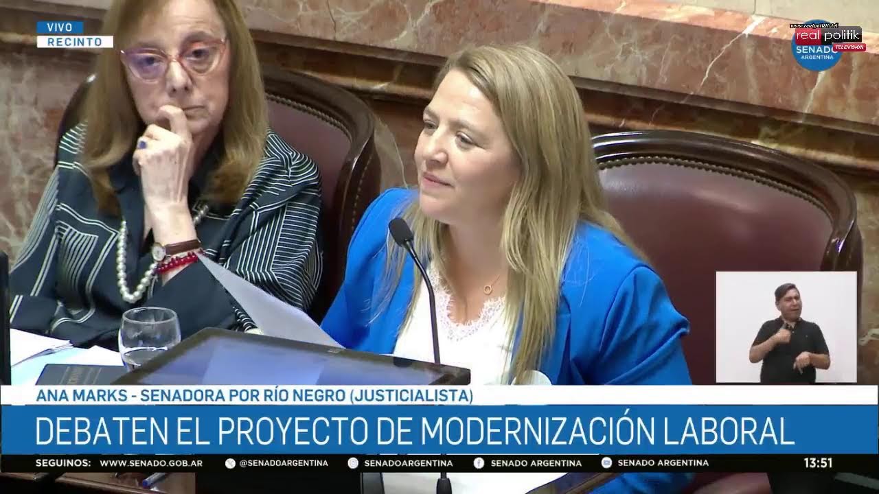 ⭕ #ENVIVO | El Senado debate la reforma laboral impulsada por Milei