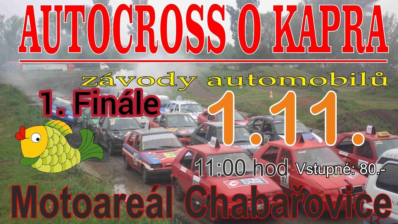 Autocross Chabařovice 1.11.2025 - Finále po směru