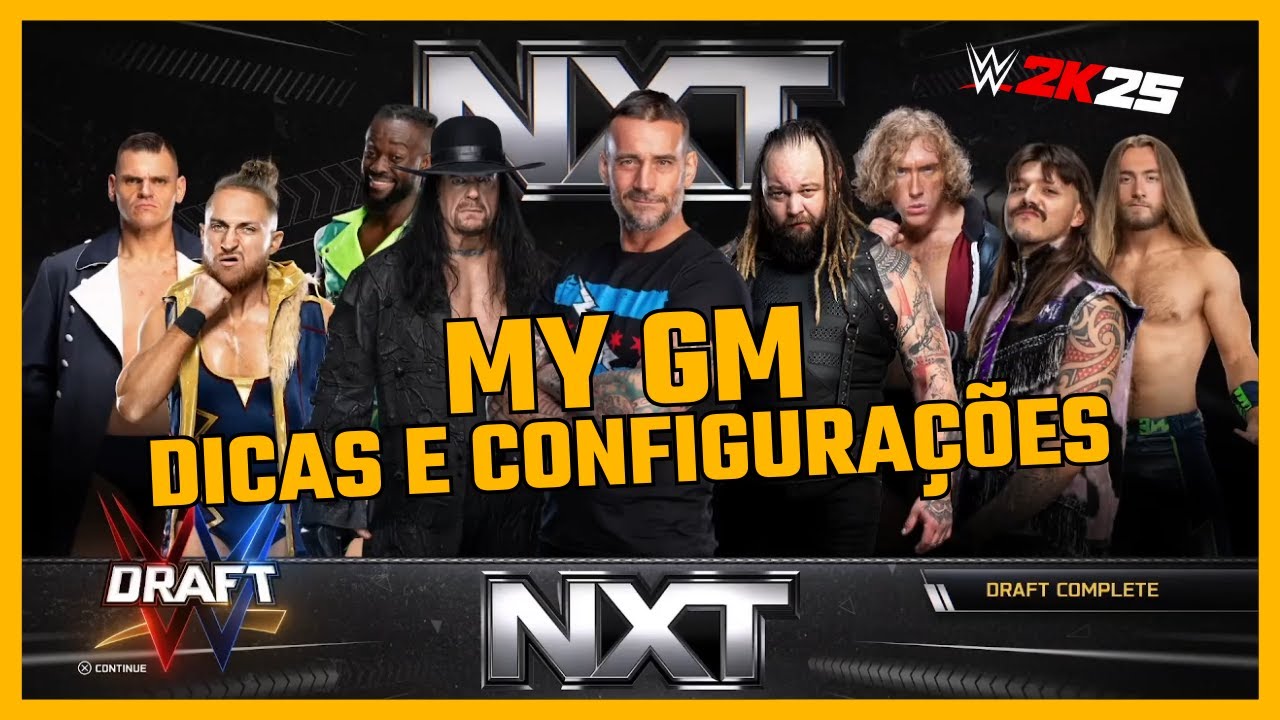 Dicas e configurações que podem SALVAR seu MyGM no WWE 2K25