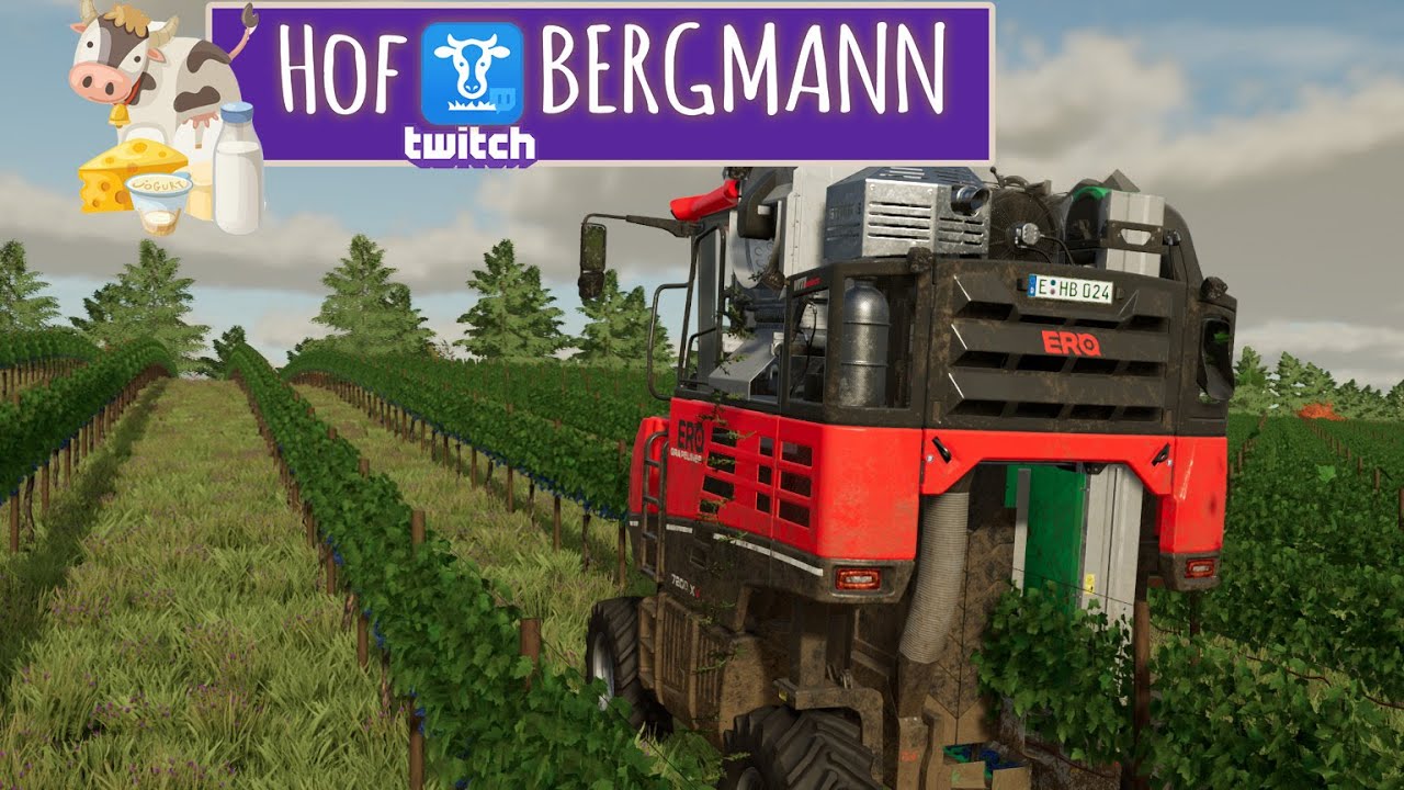 LS22 HOF BERGMANN #27 [TWITCH LP] : Trauben Ernte endet langsam | FARMING SIMULATOR 22