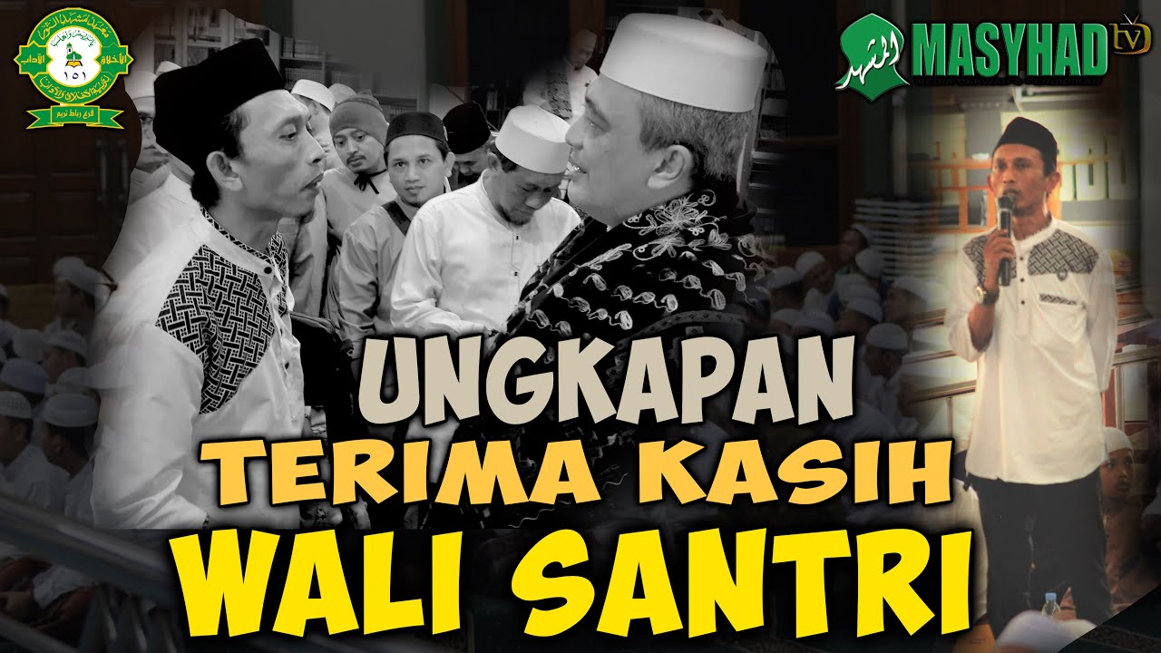 UNGKAPAN TERIMA KASIH WALI SANTRI ASAL MEDAN