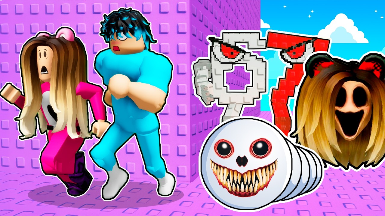 IMPOSIBLE ESCAPAR de la TORRE TROLL en Roblox (EVIL ELA GUSANO, 67...)