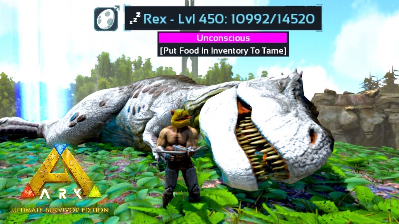 HOW TO TAME REX MAX LEVEL |ARK MOBILE ULTIMATE EDITION