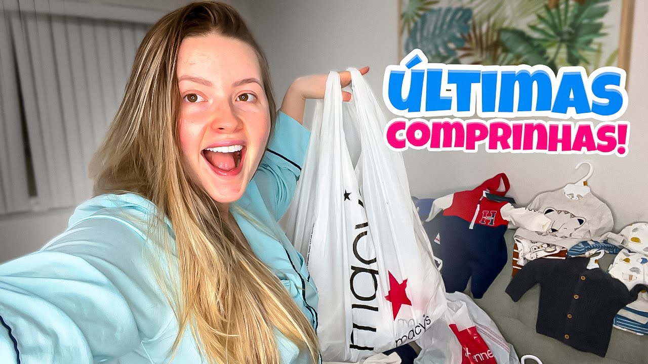 AS ÚLTIMAS COMPRAS DO ENXOVAL DO TOM!! 🥰