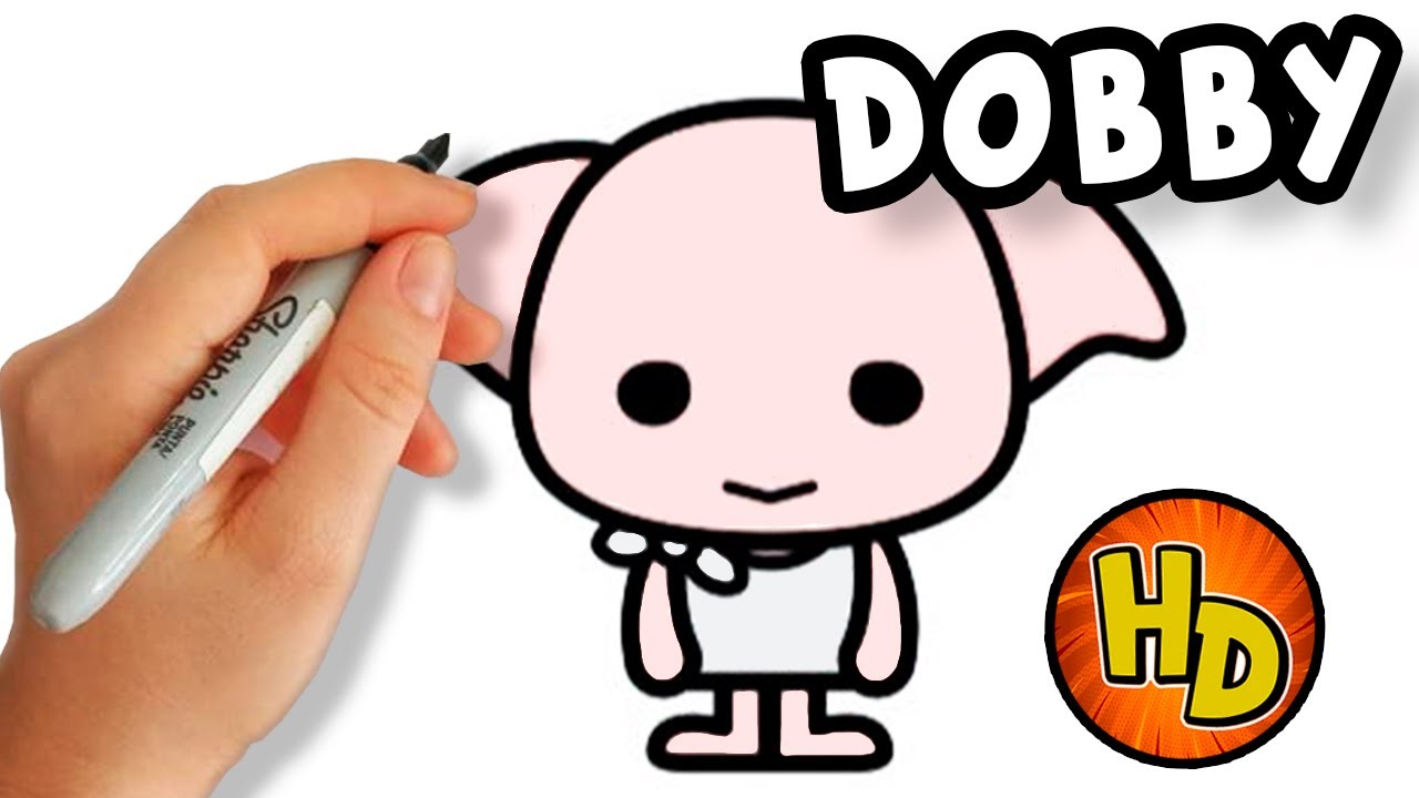 HOW TO DRAW A DOBBY HARRY POTTER | COMO DIBUJAR A DOBBY HARRY POTTER