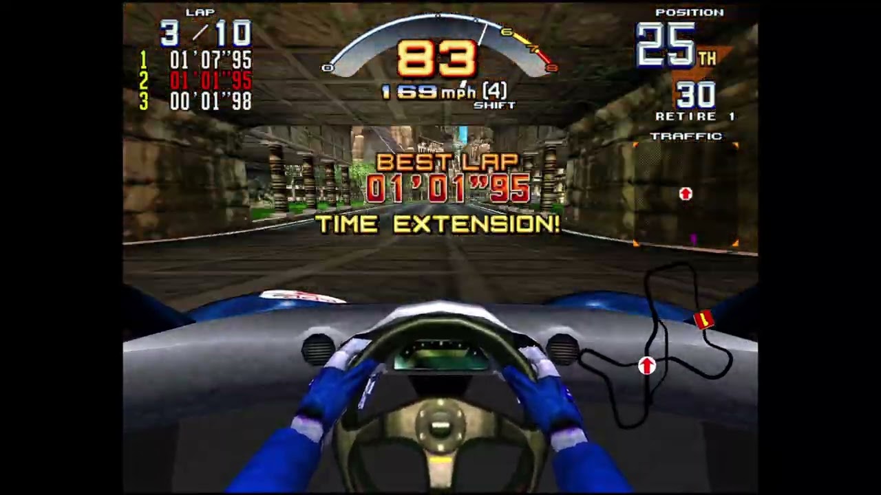 MyRetrozz Playz  Sega Model 3 Super GT Advanced track Grand Prix