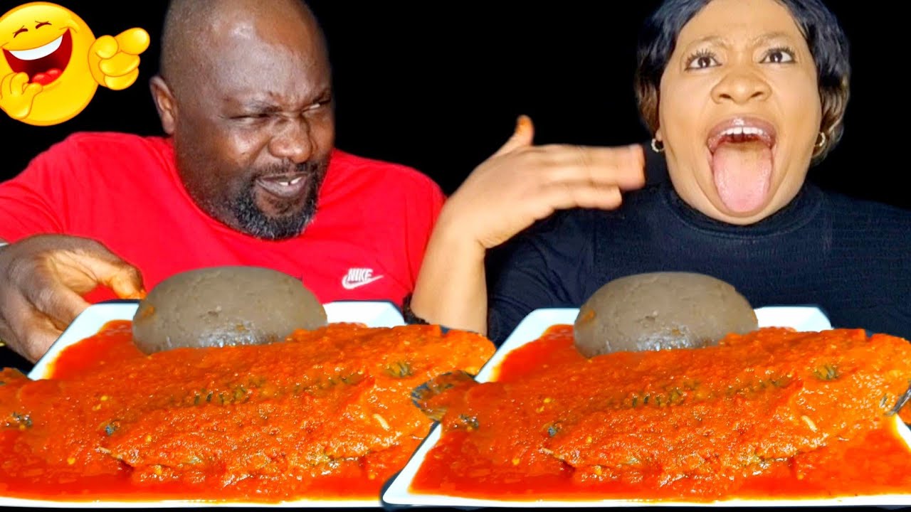 Я добавил слишком много перца в еду жены, и вот что случилось | Asmr mukbang fish pepper and amal...