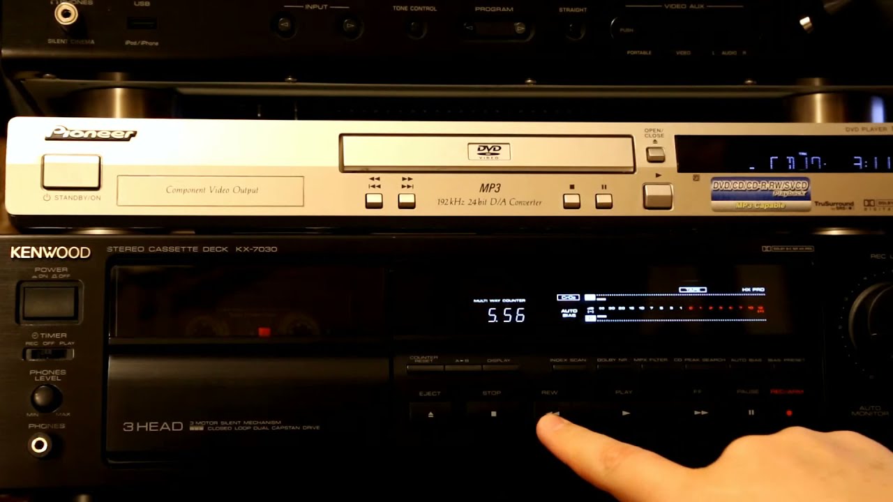 SONY UX-S C90 cassette on KENWOOD KX-7030 deck