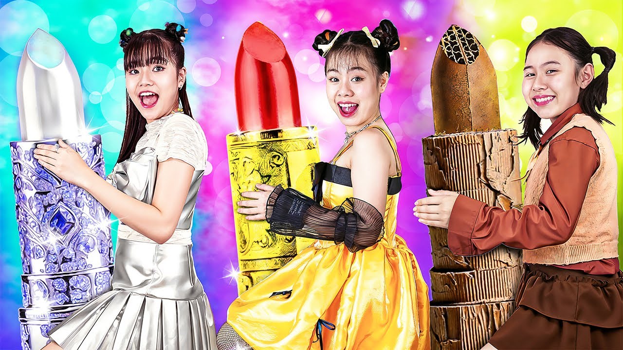 Chica Pobre Vs Rica Vs Mega Rica En Un Concurso De Cambio De Imagen!