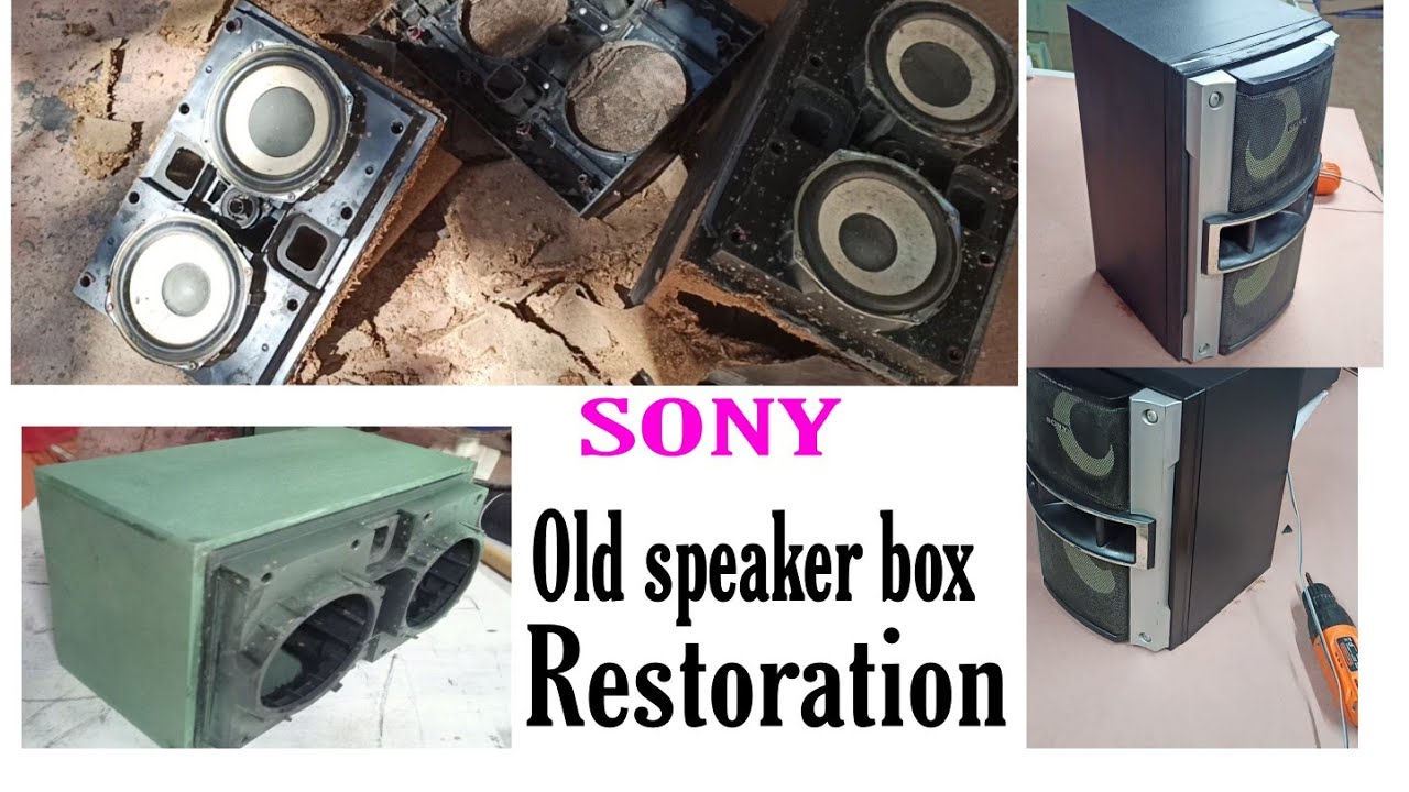 Sony speaker box restoration