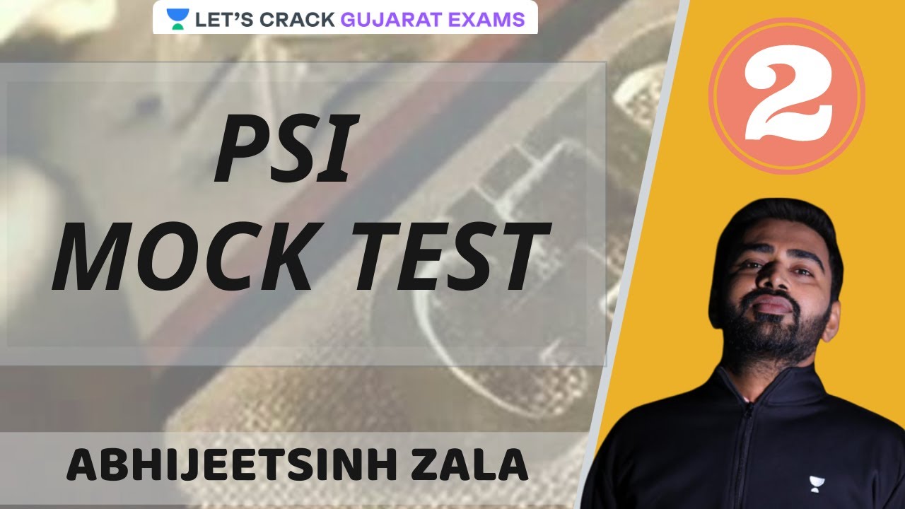 PSI Recruitment Process Special | PSI Mock Test -2 | GPSC 2021 | ​AbhijeetSinh Zala |