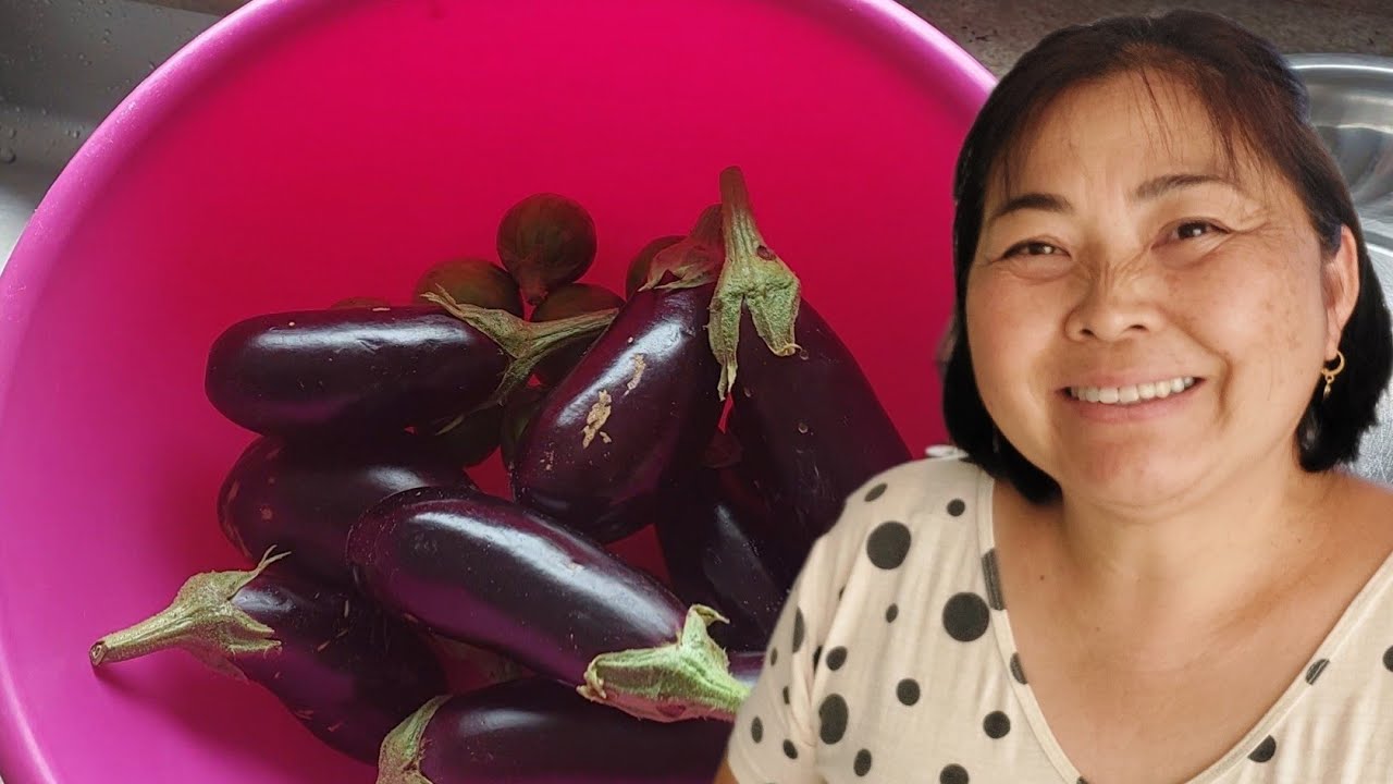 Preparei Beringelas a moda japonesa colhida na minha horta | novidade a Peito Dourada vai ser mãe