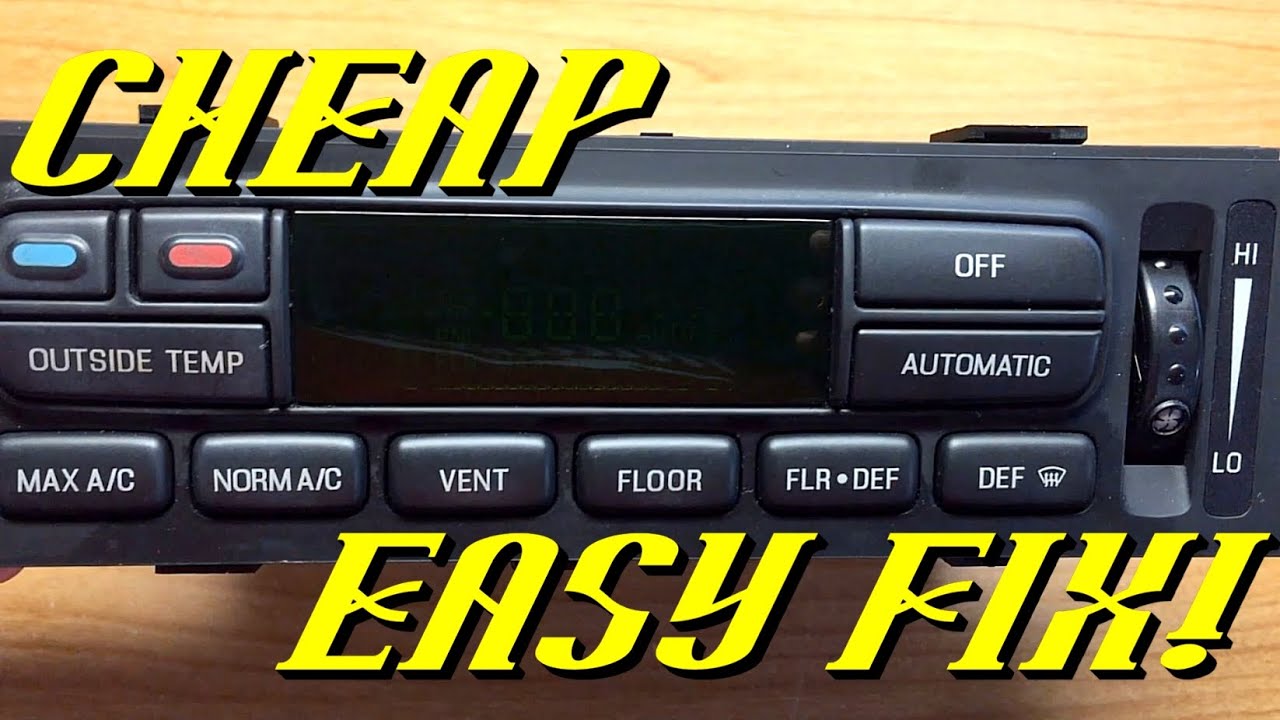Ford HVAC System Stuck on Defrost: EATC Control Head Repair