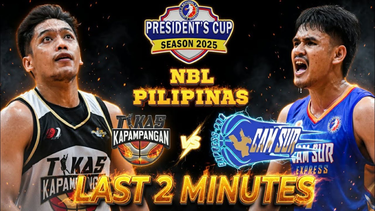 GAME 3 FINALS Last 2 Minutes - TIKAS KAPAMPANGAN vs CAM SUR | NBL President's Cup 2025